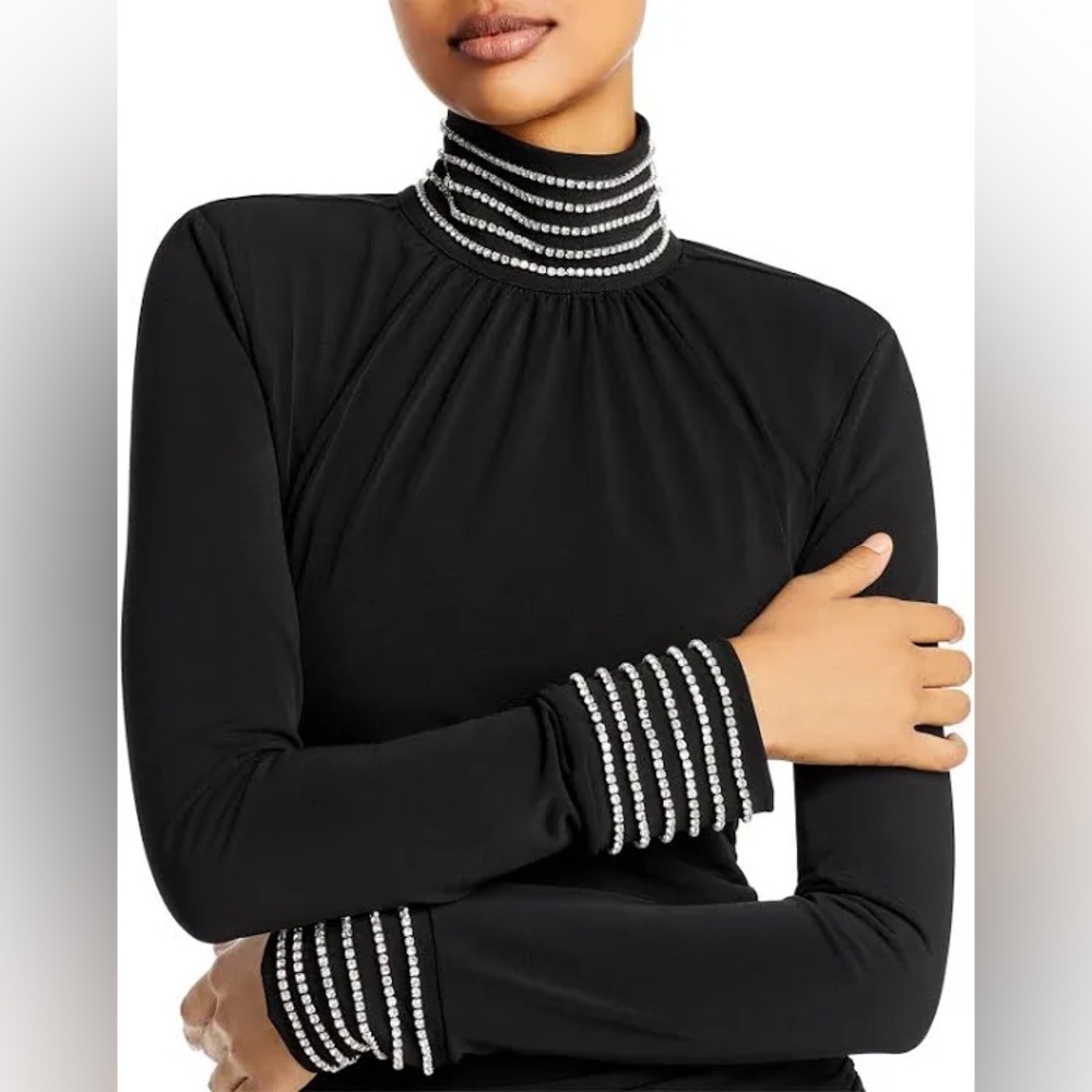 CINQ À SEPT Izzy Mini Dress In Black